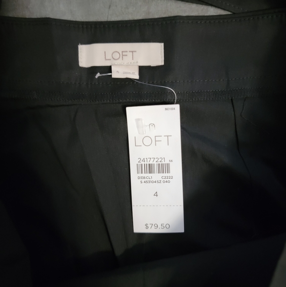 Loft Ruffle Wrap Skirt, Black, Women's Size 4 - Picture 7 of 12